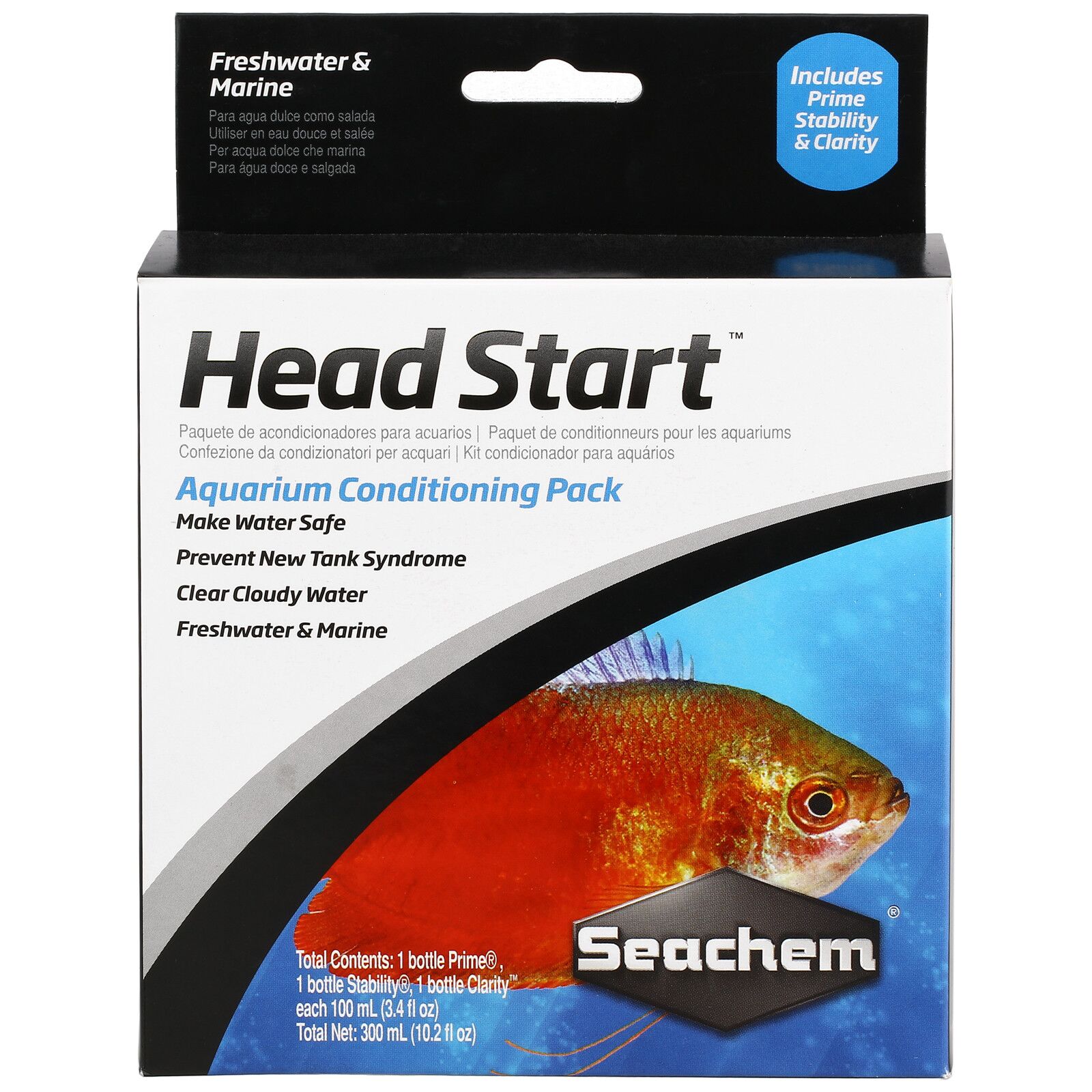 Seachem - Head Start - Prime, Stability &清晰